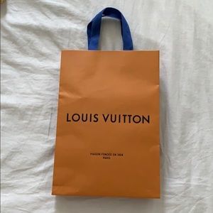 Louis Vuitton orange paper bag